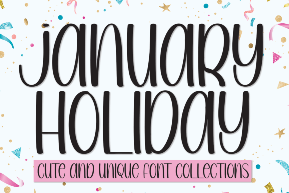 January Holiday Font