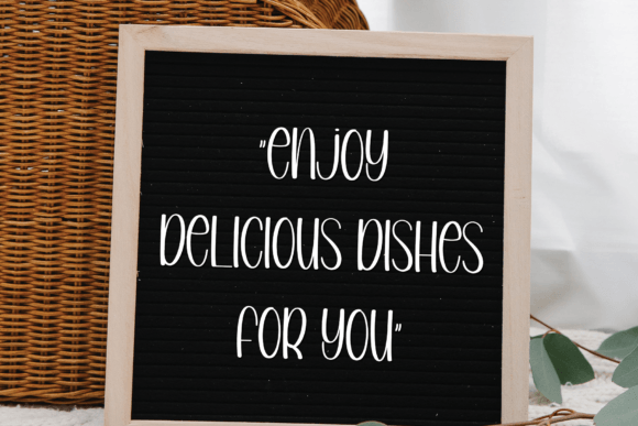 January Holiday Font Poster 3