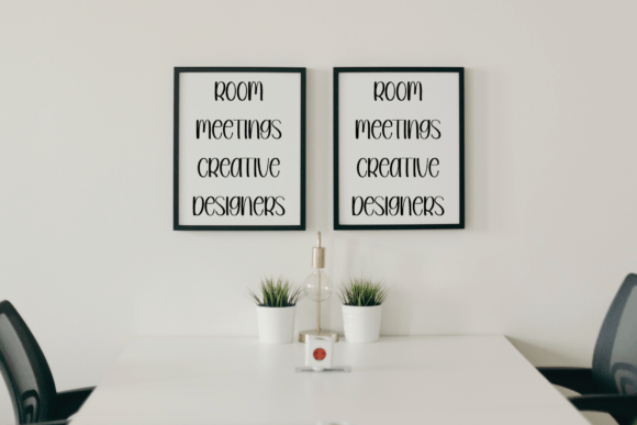 January Holiday Font Poster 4