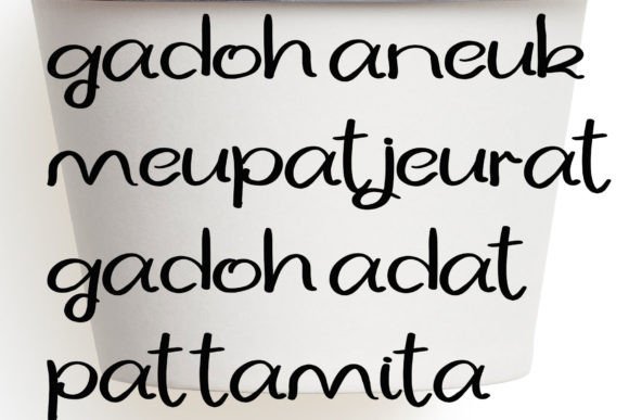 Jattung Font Poster 4
