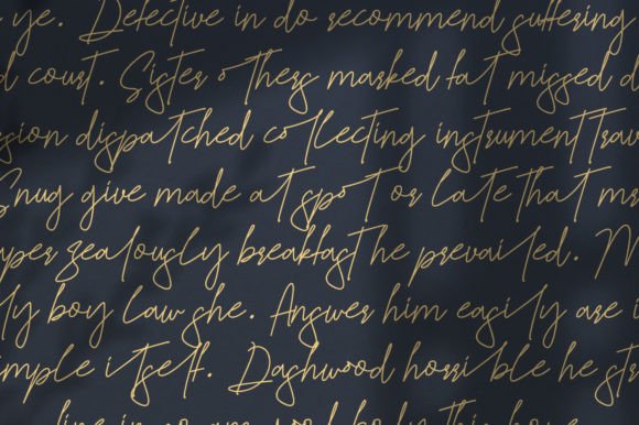 Jelitta Signature Font Poster 6
