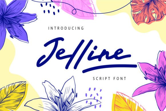 Jelline Font Poster 1