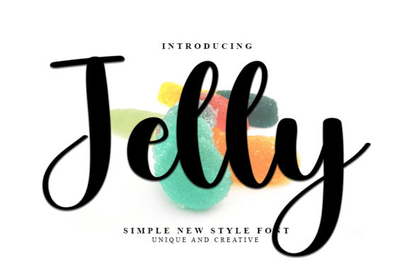 Jelly Font Poster 1