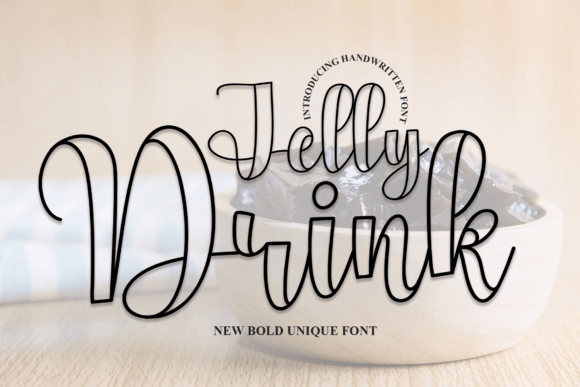 Jelly Drink Font Poster 1