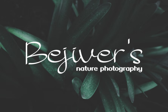 Jenivers Font Poster 5