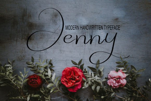 Jenny Font Poster 1