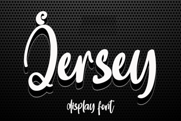 Jersey Font
