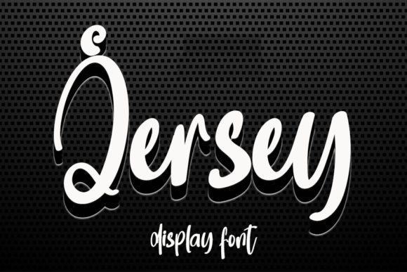 Jersey Font Poster 1