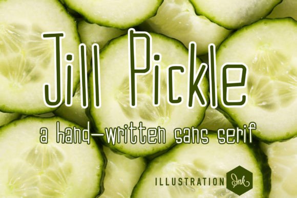 Jill Pickle Font Poster 1