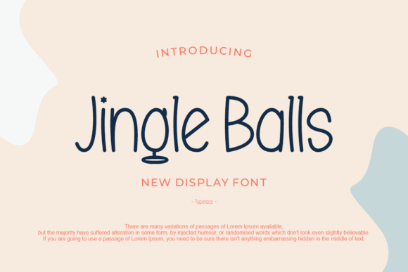 Jingle Balls Font Poster 1
