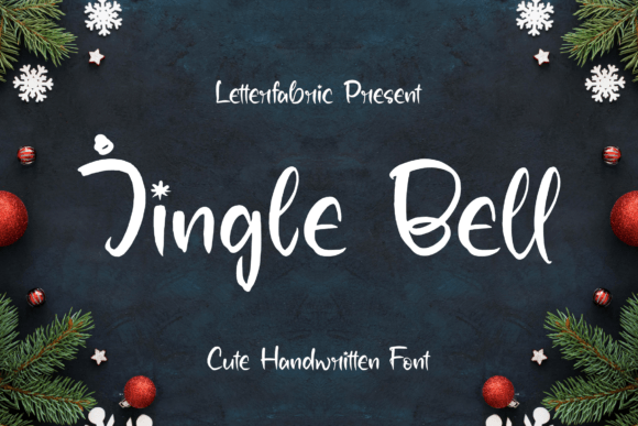 Jingle Bell Font Poster 1