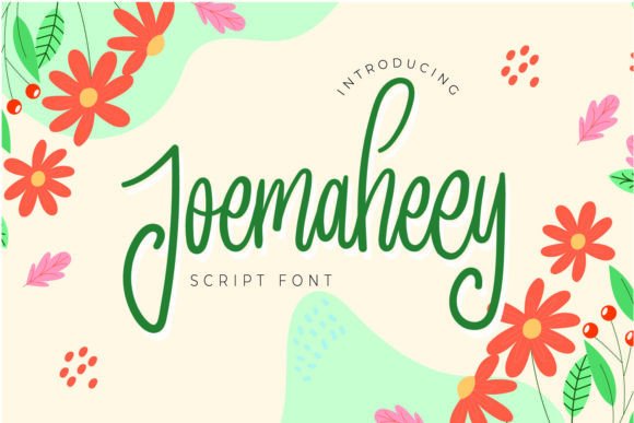 Joemaheey Font Poster 1
