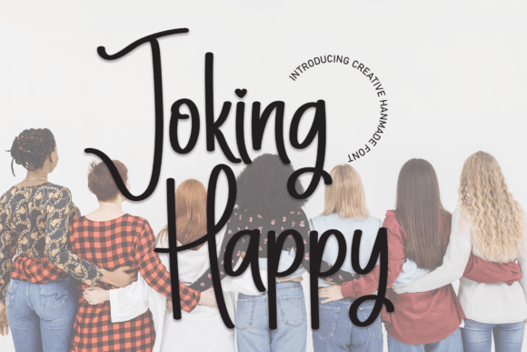 Joking Happy Font Poster 1