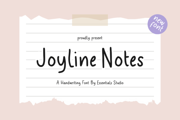 Joyline Notes Font