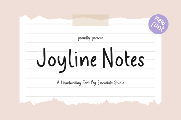 Joyline Notes Font Joyline Notes Font Poster 1