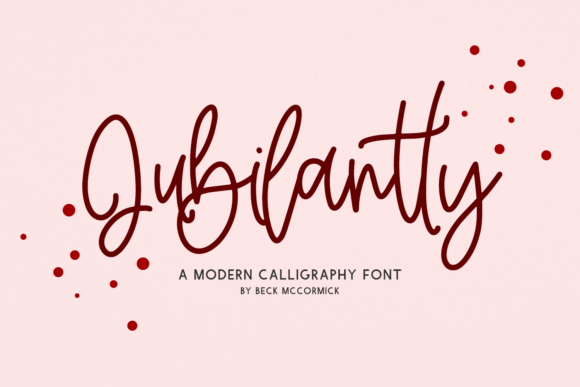 Jubilantly Font