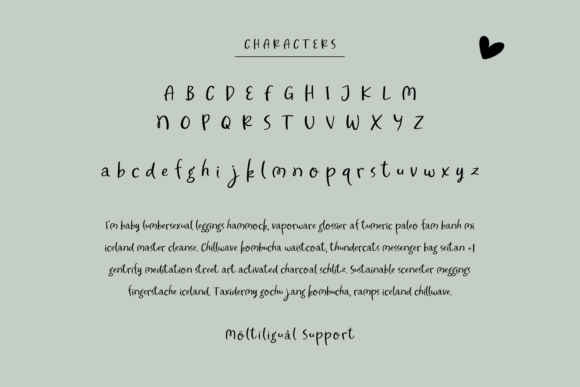 Jumping Margot Font Poster 8
