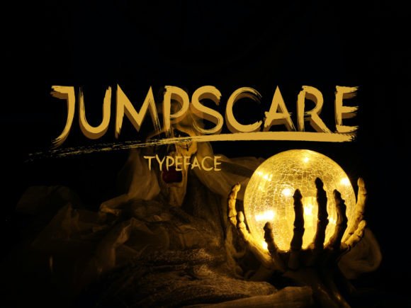 Jumpscare Font Poster 1