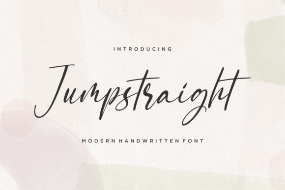 Jumpstraight Font Poster 1