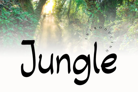 Jungle Font Poster 1