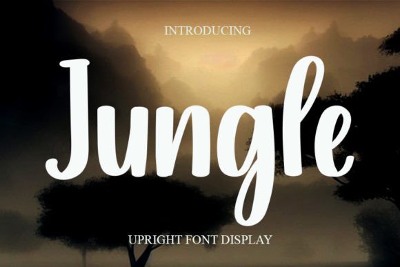 Jungle Font Poster 1