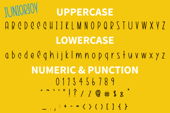 Juniorjoy Font Poster 5