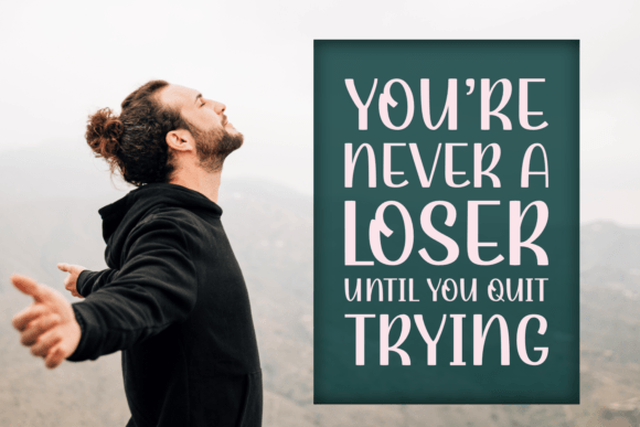 Just Be Honest Font Poster 2