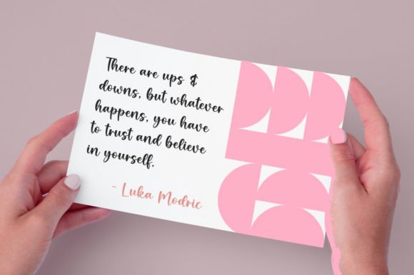 Just Believe Font Poster 2