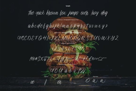Justoria Font Poster 6