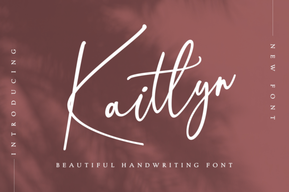 Kaitlyn Font Poster 1