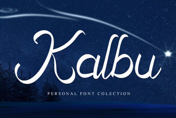 Kalbu Font Poster 1