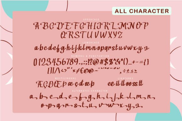 Kamellia Font Poster 6