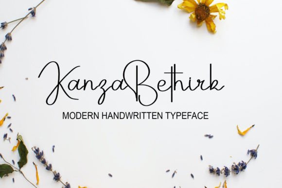 Kanza Bethirk Font Poster 1