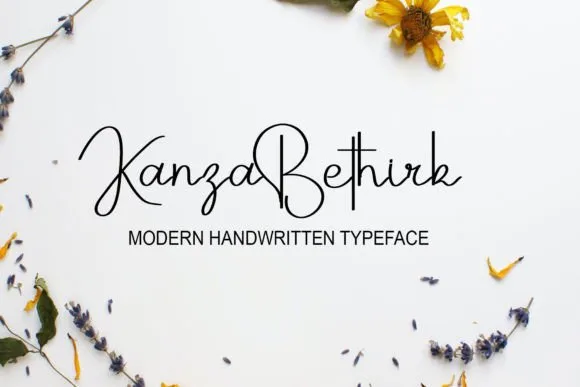 Kanza Bethirk Font Poster 1