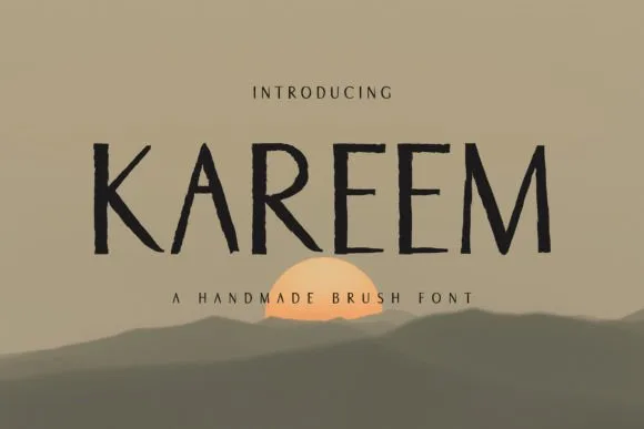 Kareem Font Kareem Font Poster 1