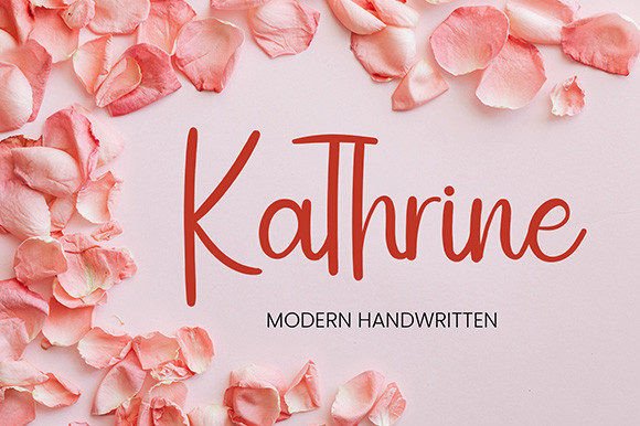 Kathrine Font Poster 1