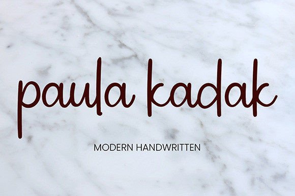 Kathrine Font Poster 3