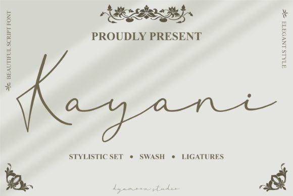 Kayani Script Font Poster 1