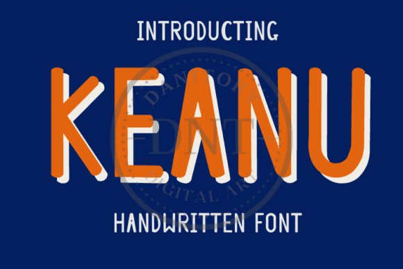 Keanu Font Poster 1