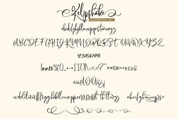 Kelpshake Font Poster 5