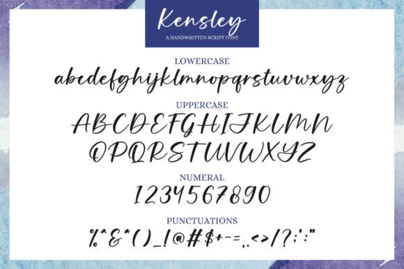 Kensley Font Poster 7