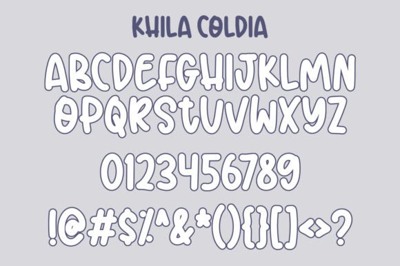 Khila Coldia Font Poster 3