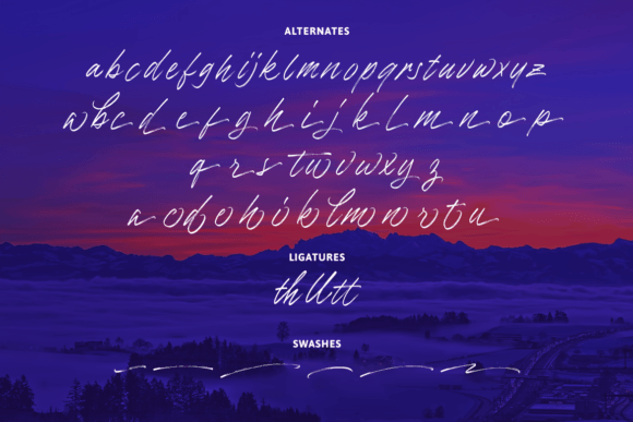 Khingston Font Poster 8