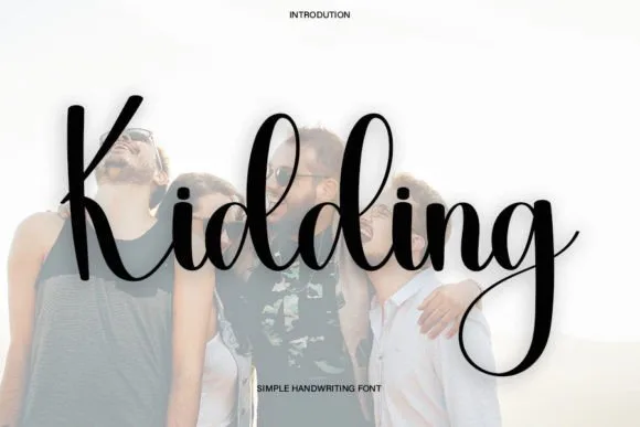 Kidding Font Kidding Font Poster 1