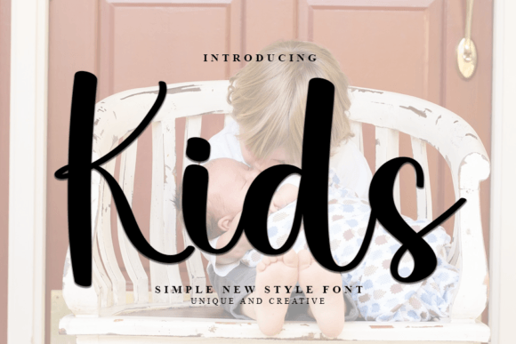 Kids Font Poster 1