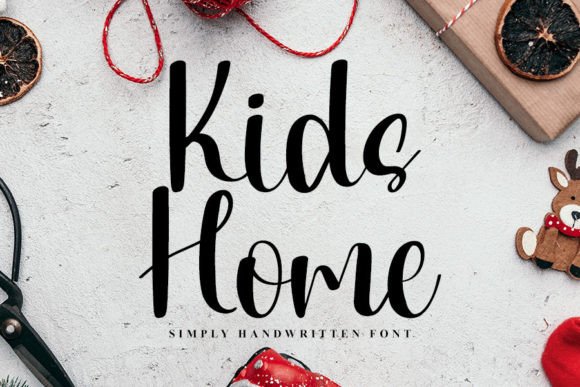 Kids Home Font Poster 1