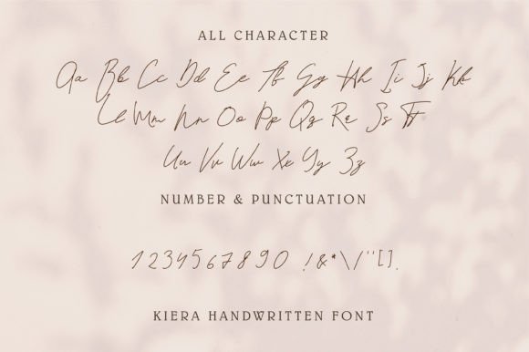 Kiera Font Poster 5