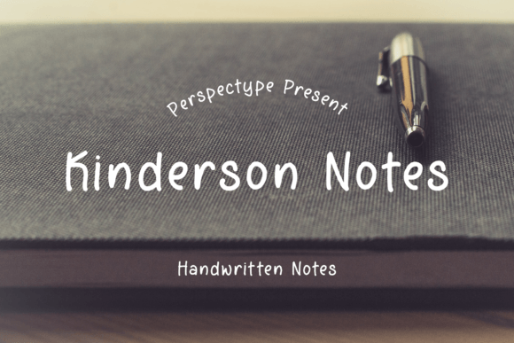 Kinderson Notes Font Poster 1