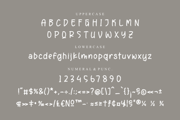 Kinderson Notes Font Poster 13
