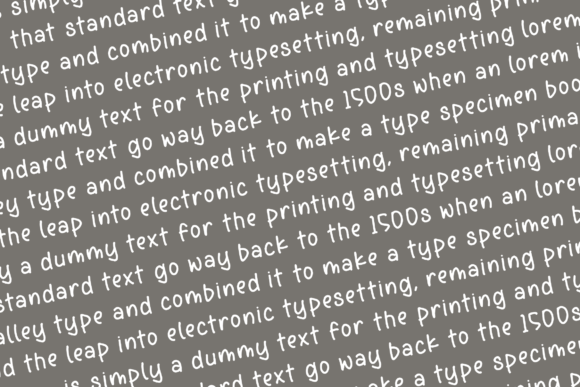 Kinderson Notes Font Poster 8